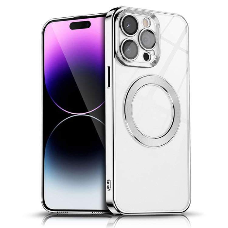 Electroplated CD Texture Magsafe Phone Case, For iPhone 13 Pro Max