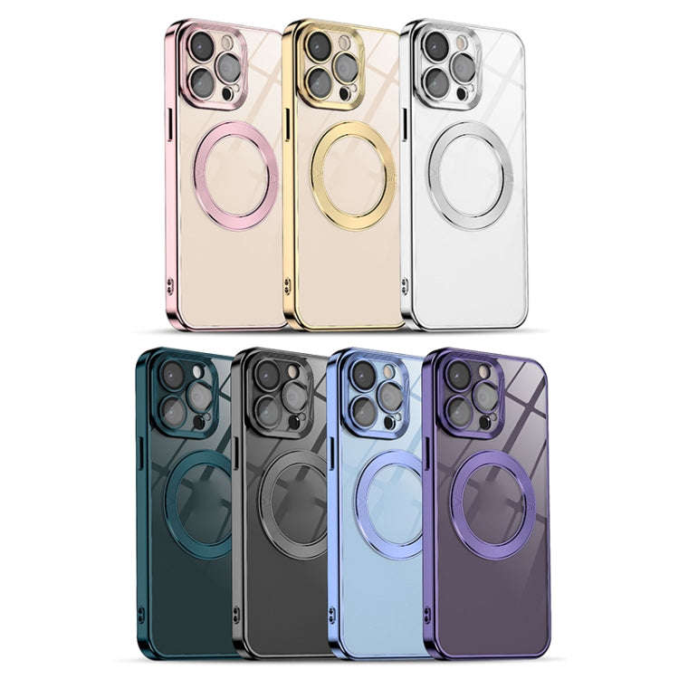 Electroplated CD Texture Magsafe Phone Case, For iPhone 13 Pro Max