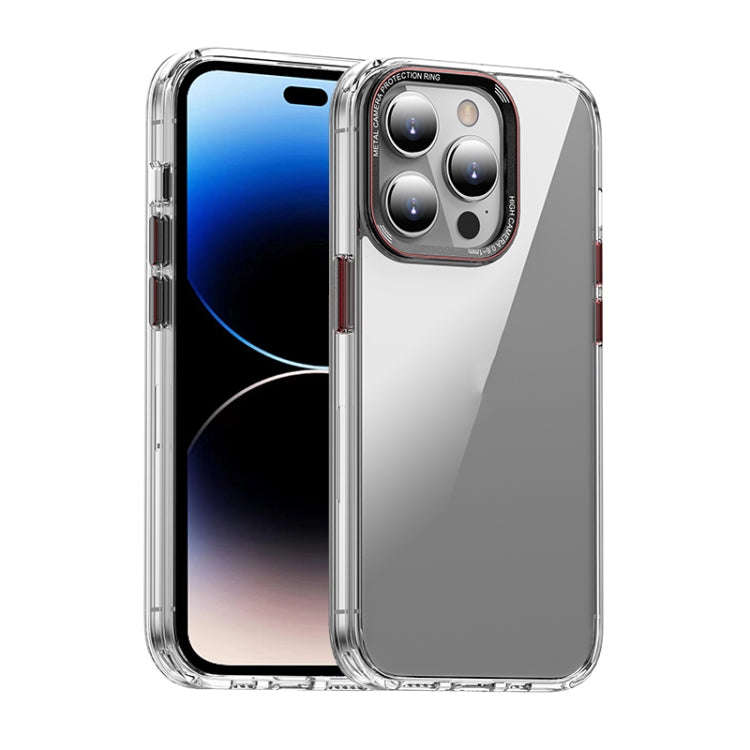 MG Series Crystal Clear Glass Phone Case, For iPhone 14, For iPhone 14 Plus, For iPhone 14 Pro, F...