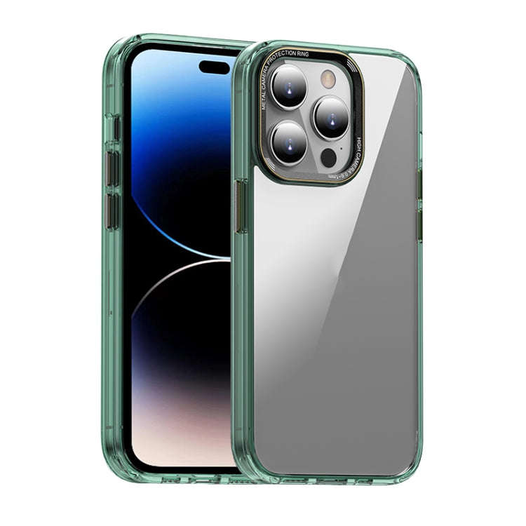MG Series Crystal Clear Glass Phone Case, For iPhone 14, For iPhone 14 Plus, For iPhone 14 Pro, F...