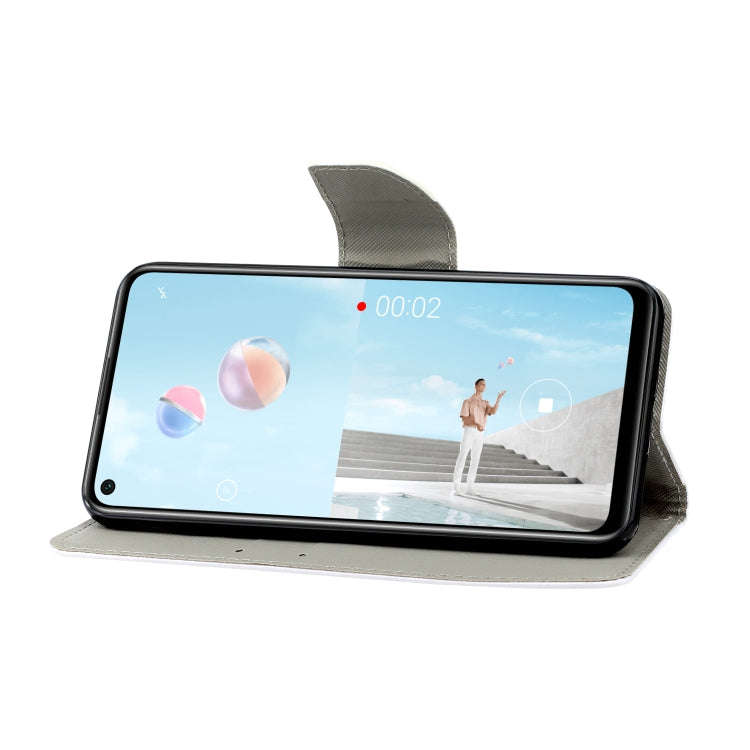 Colored Drawing Horizontal Flip Leather Case with Holder & Card Slot & Wallet, For Huawei Nova 7 ...