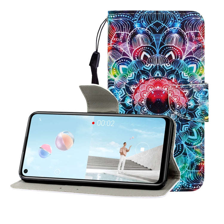 Colored Drawing Horizontal Flip Leather Case with Holder & Card Slot & Wallet, For Huawei Nova 7 ...