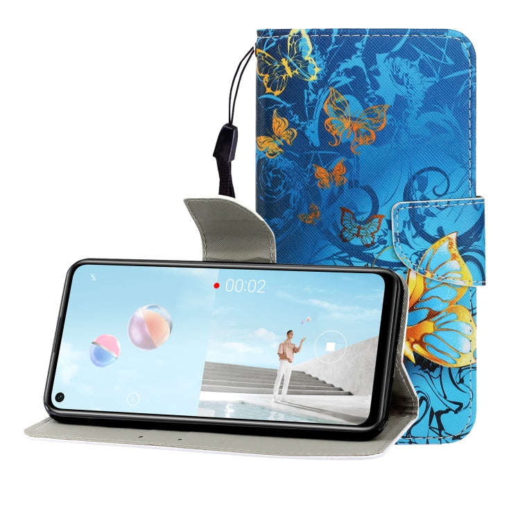 Colored Drawing Horizontal Flip Leather Case with Holder & Card Slot & Wallet, For Huawei Nova 7 ...