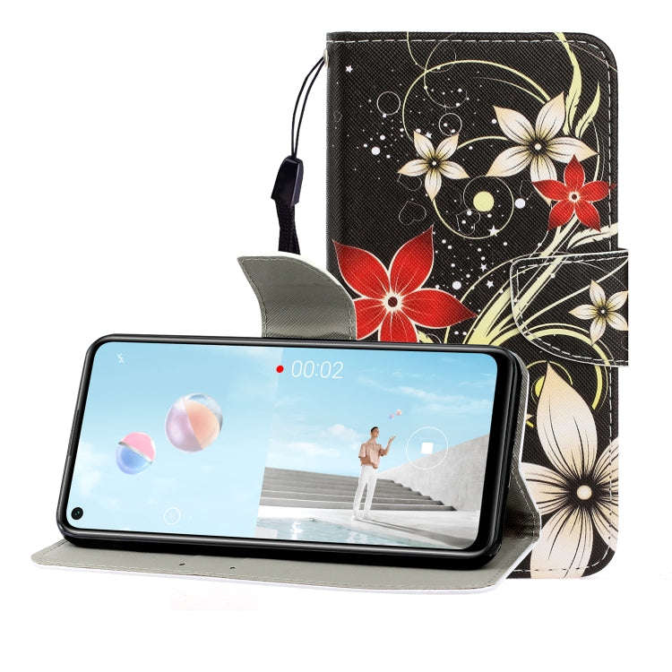 Colored Drawing Horizontal Flip Leather Case with Holder & Card Slot & Wallet, For Huawei Nova 7 ...