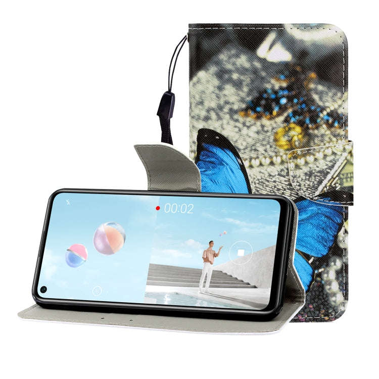 Colored Drawing Horizontal Flip Leather Case with Holder & Card Slot & Wallet, For Huawei Nova 7 ...