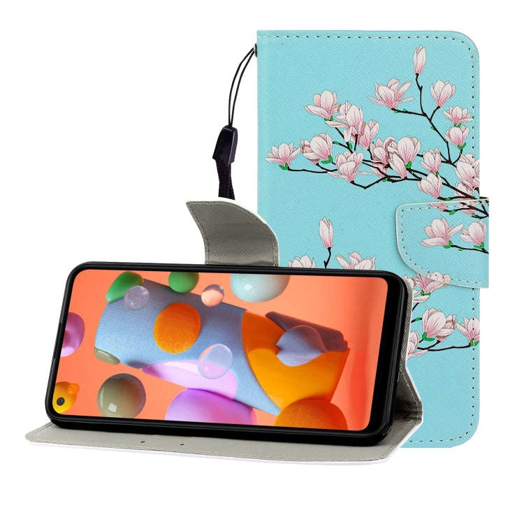 Colored Drawing Horizontal Flip Leather Case with Holder & Card Slot & Wallet, For Huawei Nova 7 ...