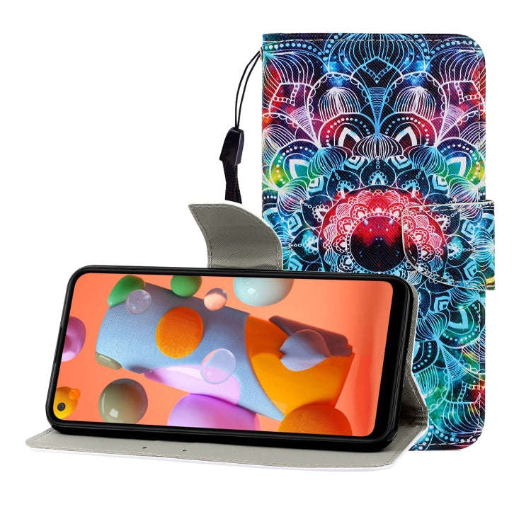 Colored Drawing Horizontal Flip Leather Case with Holder & Card Slot & Wallet, For Huawei Nova 7 ...