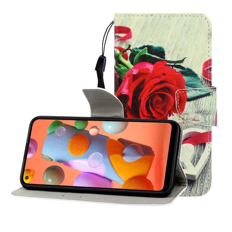 Colored Drawing Horizontal Flip Leather Case with Holder & Card Slot & Wallet, For Huawei Nova 7 ...