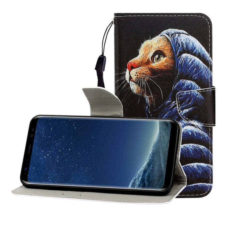 Colored Drawing Horizontal Flip Leather Case with Holder & Card Slot & Wallet, For Huawei Nova 7 ...