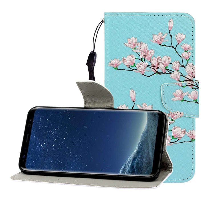 Colored Drawing Horizontal Flip Leather Case with Holder & Card Slot & Wallet, For Huawei Nova 7 ...