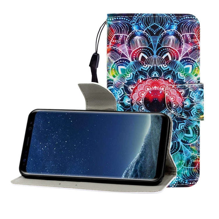 Colored Drawing Horizontal Flip Leather Case with Holder & Card Slot & Wallet, For Huawei Nova 7 ...