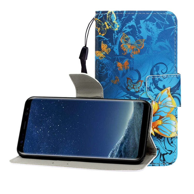 Colored Drawing Horizontal Flip Leather Case with Holder & Card Slot & Wallet, For Huawei Nova 7 ...