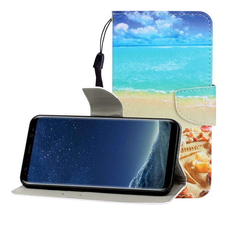 Colored Drawing Horizontal Flip Leather Case with Holder & Card Slot & Wallet, For Huawei Nova 7 ...