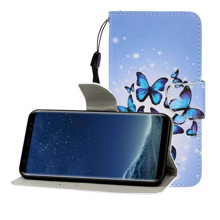 Colored Drawing Horizontal Flip Leather Case with Holder & Card Slot & Wallet, For Huawei Nova 7 ...