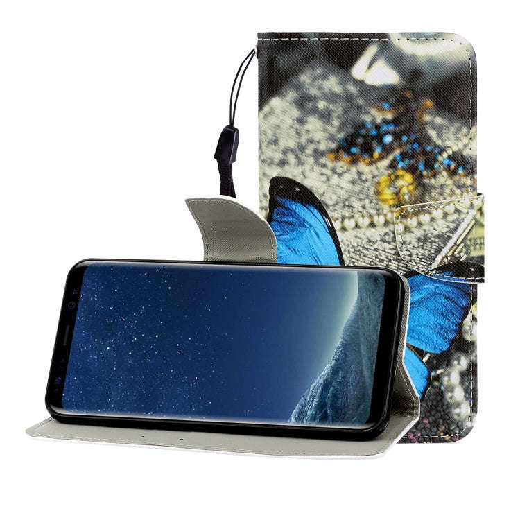 Colored Drawing Horizontal Flip Leather Case with Holder & Card Slot & Wallet, For Huawei Nova 7 ...