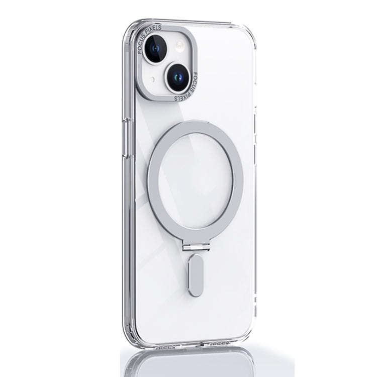 Skin Feel MagSafe Shockproof Protective Phone Case with Holder, For iPhone 14, For iPhone 14 Plus...