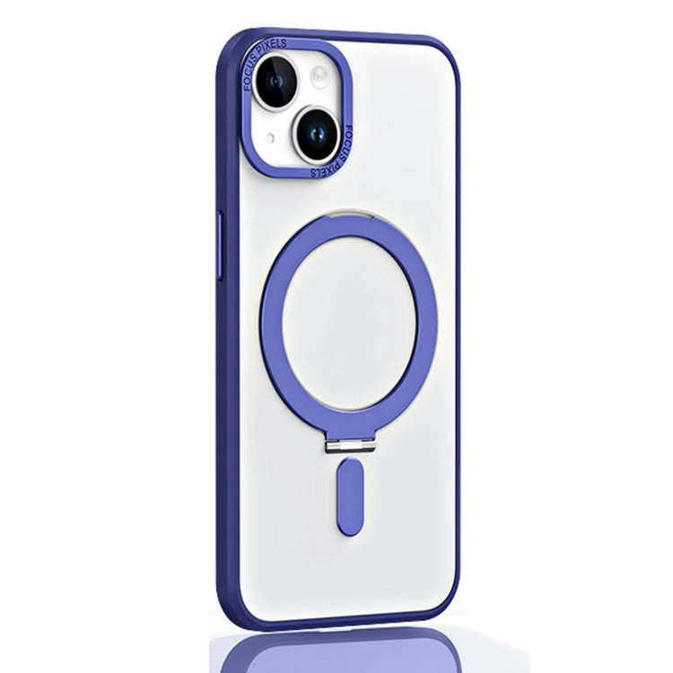 Skin Feel MagSafe Shockproof Protective Phone Case with Holder, For iPhone 14, For iPhone 14 Plus...