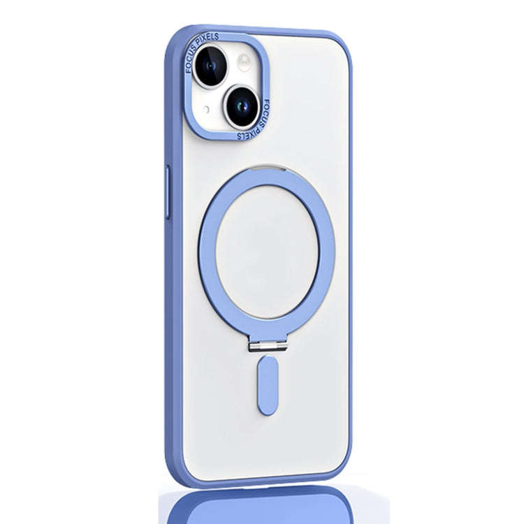 Skin Feel MagSafe Shockproof Protective Phone Case with Holder, For iPhone 14, For iPhone 14 Plus...