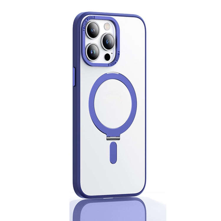 Skin Feel MagSafe Shockproof Protective Phone Case with Holder, For iPhone 14, For iPhone 14 Plus...