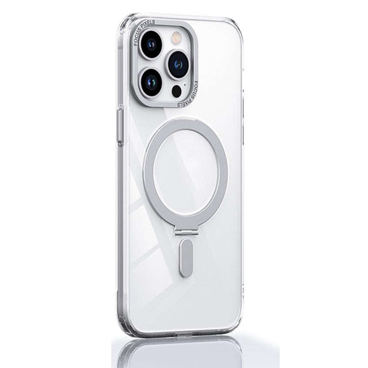 Skin Feel MagSafe Shockproof Protective Phone Case with Holder, For iPhone 14, For iPhone 14 Plus...