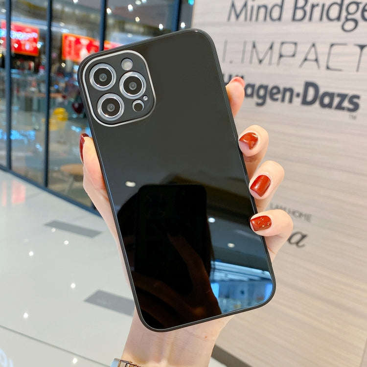 Solid Color Tempered Glass Phone Case, For iPhone 11 Pro Max, For iPhone 11 Pro, For iPhone 11