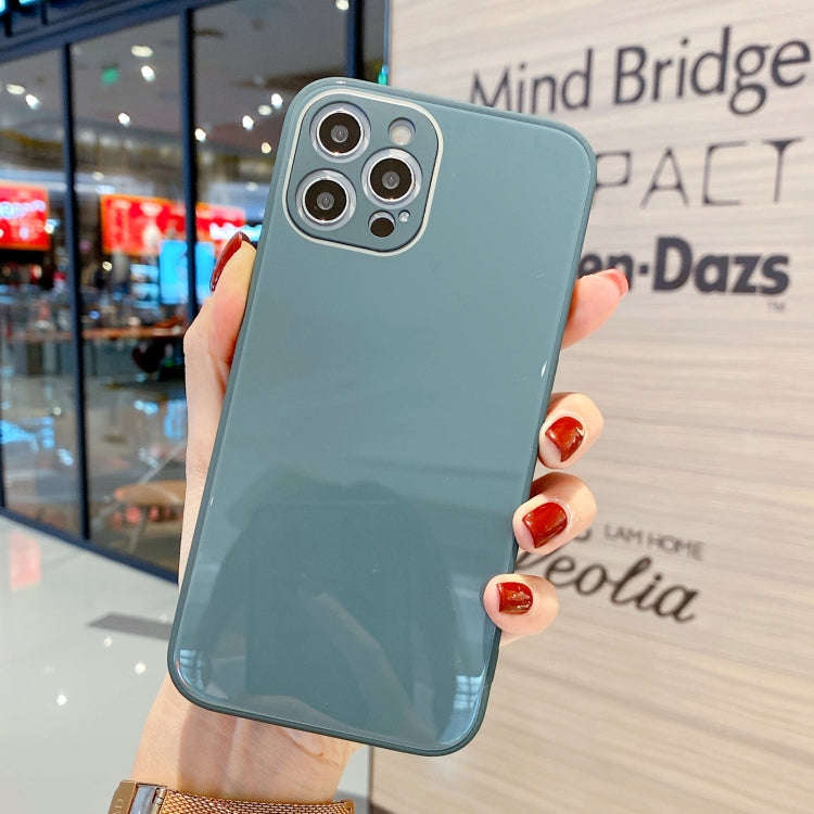 Solid Color Tempered Glass Phone Case, For iPhone 11 Pro Max, For iPhone 11 Pro, For iPhone 11