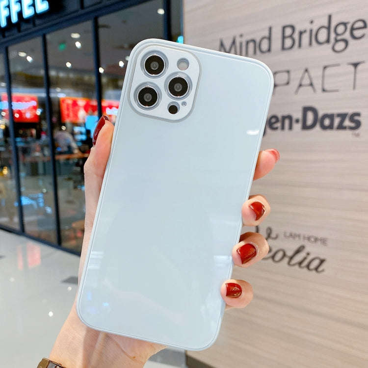 Solid Color Tempered Glass Phone Case, For iPhone 11 Pro Max, For iPhone 11 Pro, For iPhone 11