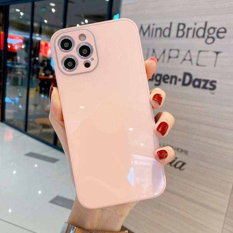 Solid Color Tempered Glass Phone Case, For iPhone 11 Pro Max, For iPhone 11 Pro, For iPhone 11
