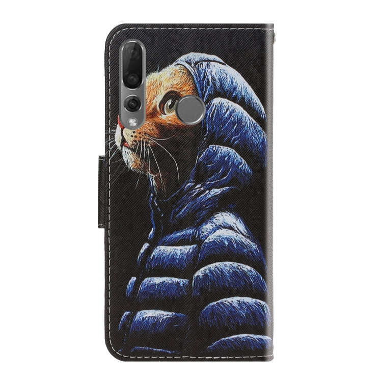 Colored Drawing Horizontal Flip Leather Case with Holder & Card Slot & Wallet, For Huawei P Smart...