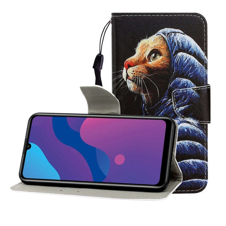 Colored Drawing Horizontal Flip Leather Case with Holder & Card Slot & Wallet, For Huawei P Smart...
