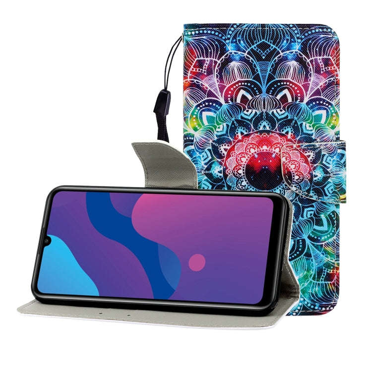 Colored Drawing Horizontal Flip Leather Case with Holder & Card Slot & Wallet, For Huawei P Smart...