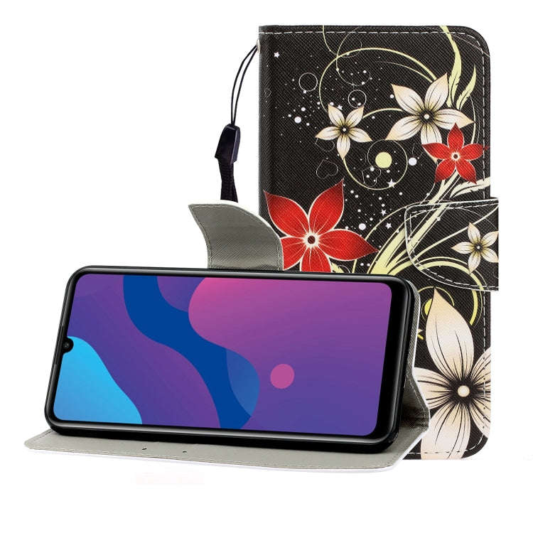 Colored Drawing Horizontal Flip Leather Case with Holder & Card Slot & Wallet, For Huawei P Smart...