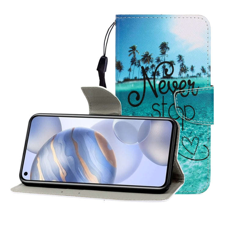 Colored Drawing Horizontal Flip Leather Case with Holder & Card Slot & Wallet, For Huawei Honor 3...
