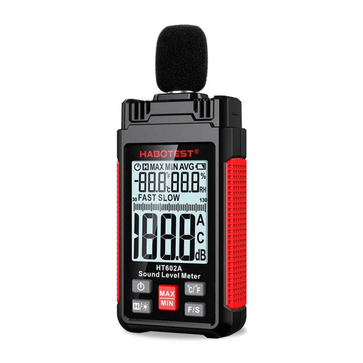 HABOTEST HT602A Multifunctional Digital Display Noise Decibel Tester, HT602
