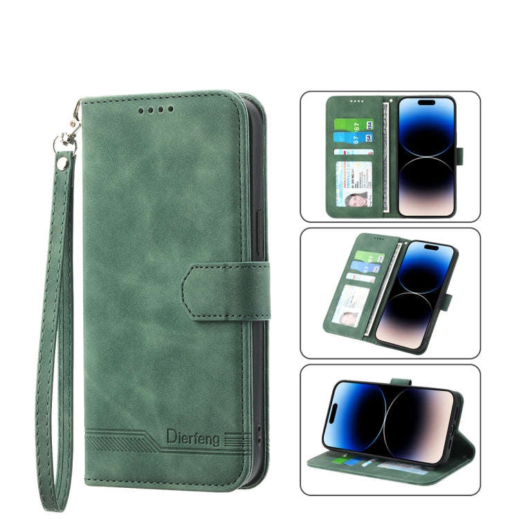 Dierfeng Dream Line TPU + PU  Leather Phone Case, For iPhone 12, For iPhone 12 mini, For iPhone 1...