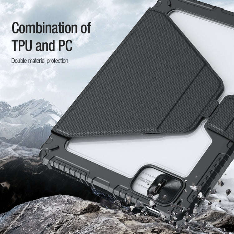 NILLKIN Bumper Snapsafe Multifunctional Leather Tablet Case with Pen Slot, For iPad 10th Gen 10.9...