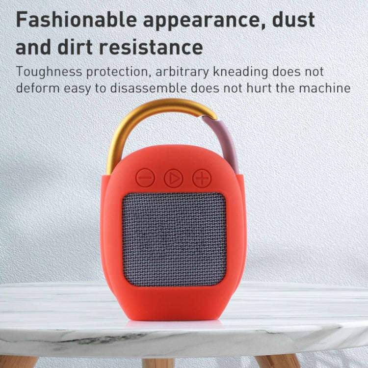 Wireless Bluetooth Speaker Silicone Protective Case, For JBL Clip 4