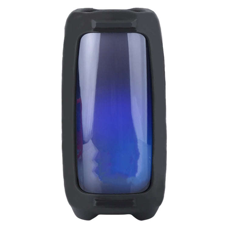 Colorful Light Effect Bluetooth Speaker Silicone Case with Shoulder Strap, For JBL Pulse 5 Black,...