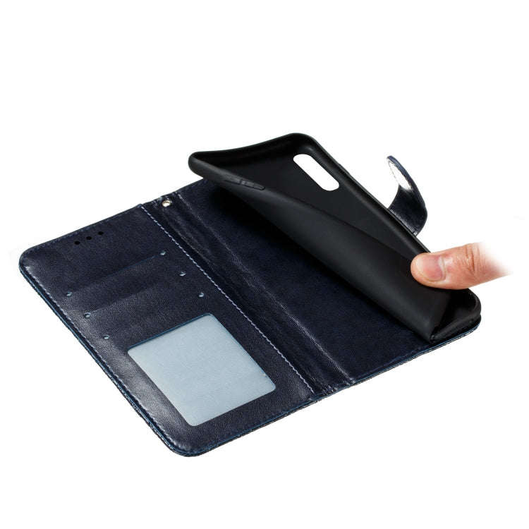 Lace Flower Embossing Pattern Horizontal Flip Leather Case , with Holder & Card Slots & Wallet & ...