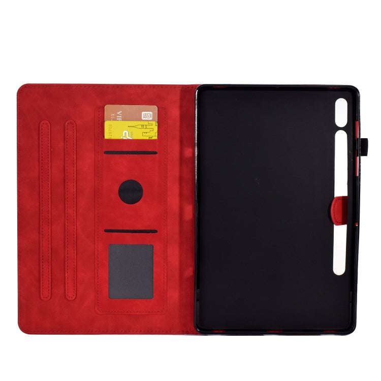 For Samsung Galaxy Tab S7 T870 / S8 X700 Rhombus Embossed Leather Smart Tablet Case, For Samsung ...