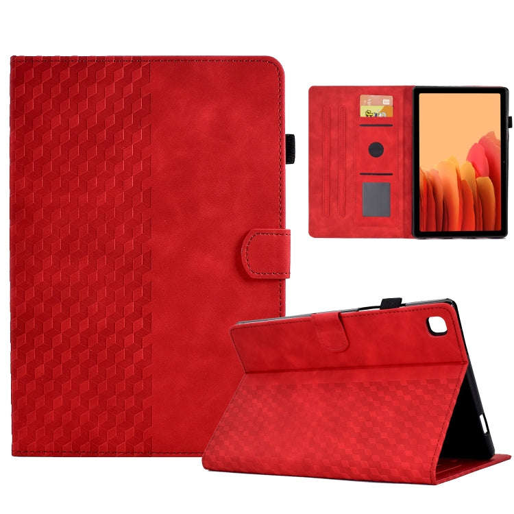 For Samsung Galaxy Tab A7 T500 / T505 2020 Rhombus Embossed Leather Smart Tablet Case, For Samsun...
