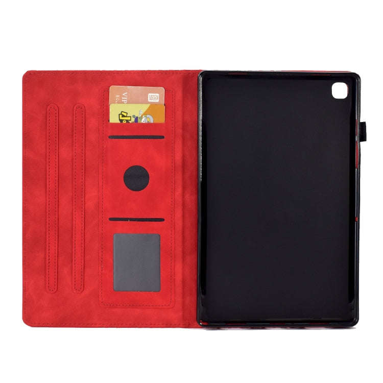 For Samsung Galaxy Tab A7 T500 / T505 2020 Rhombus Embossed Leather Smart Tablet Case, For Samsun...