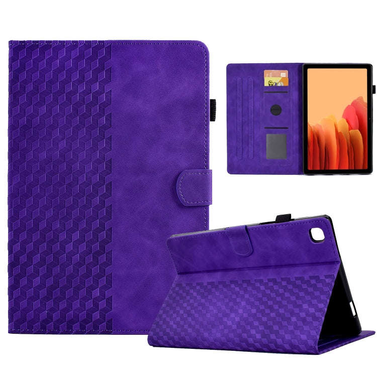For Samsung Galaxy Tab A7 T500 / T505 2020 Rhombus Embossed Leather Smart Tablet Case, For Samsun...