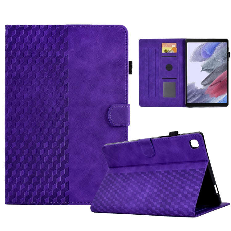 For Samsung Galaxy Tab A7 Lite T220 / T225 Rhombus Embossed Leather Tablet Case, For Samsung Gala...