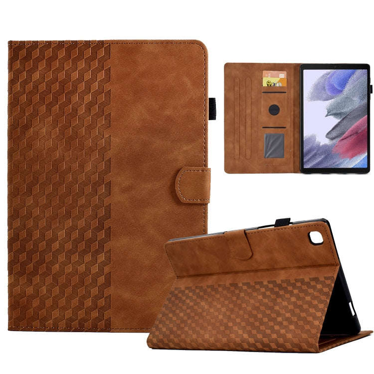 For Samsung Galaxy Tab A7 Lite T220 / T225 Rhombus Embossed Leather Tablet Case, For Samsung Gala...
