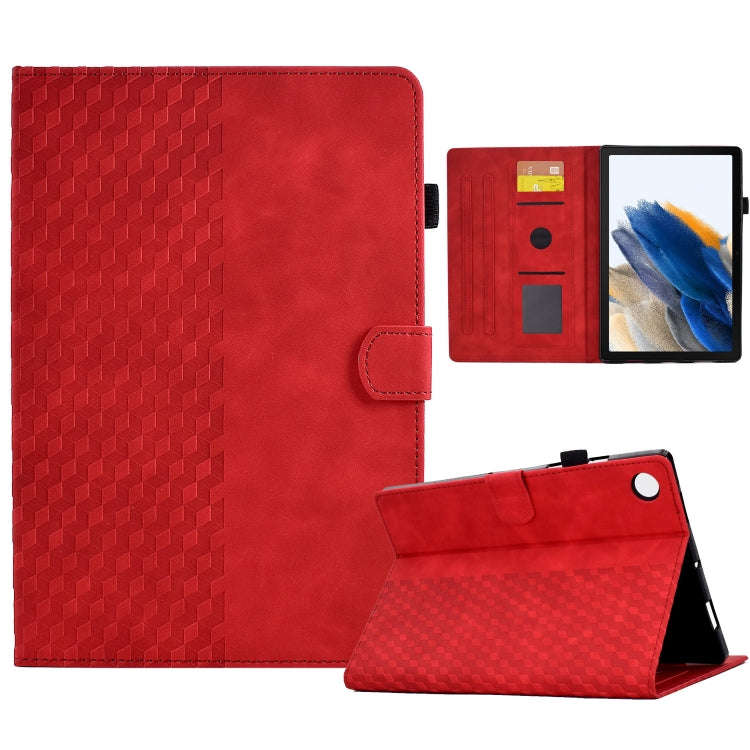 For Samsung Galaxy Tab A8 10.5 X200 / X205 Rhombus Embossed Leather Smart Tablet Case, For Samsun...