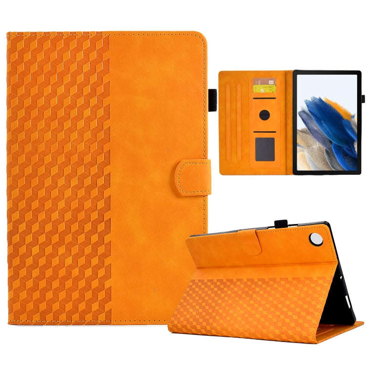 For Samsung Galaxy Tab A8 10.5 X200 / X205 Rhombus Embossed Leather Smart Tablet Case, For Samsun...