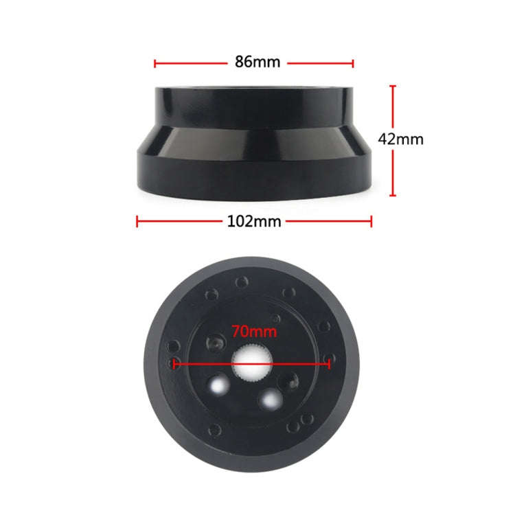5 & 6 Hole Steering Wheel Polished Hub Adapter, Type A, Type B