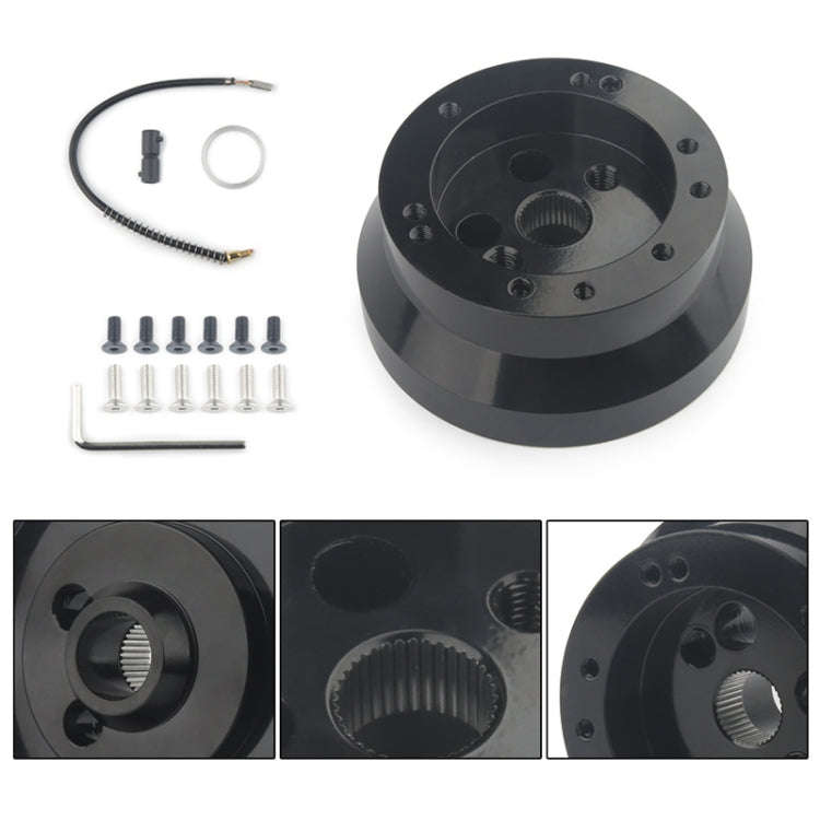 5 & 6 Hole Steering Wheel Polished Hub Adapter, Type A, Type B