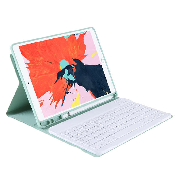 T102B For iPad Air / Pro 10.5 inch (2019) TPU Candy Color Ultra-thin Bluetooth Keyboard Protectiv...